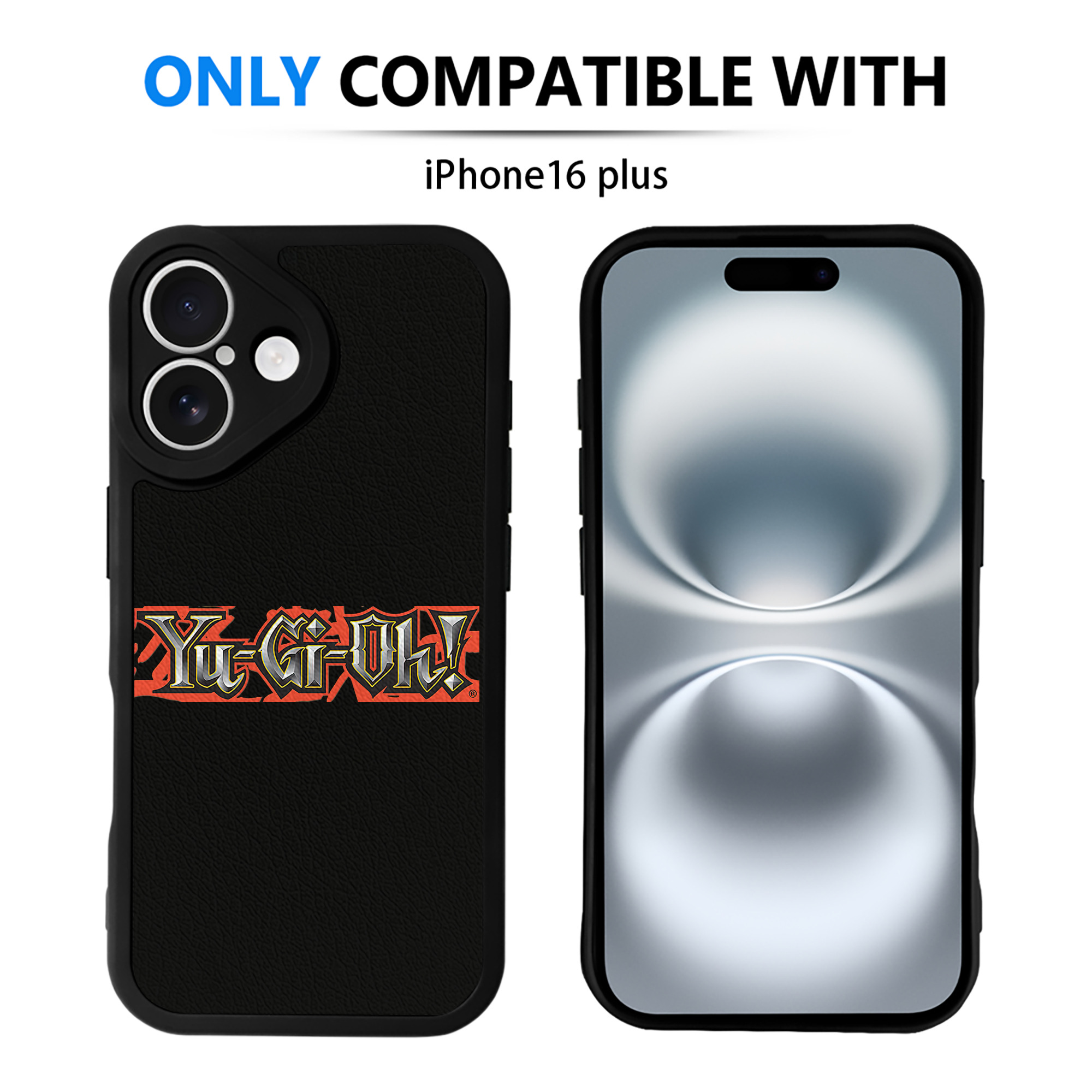 遊☆戯☆王 Yu-Gi-Oh! 【iPhone 16シリーズ対応】シリコンスマホケース（レザー調） 材質：シリコン